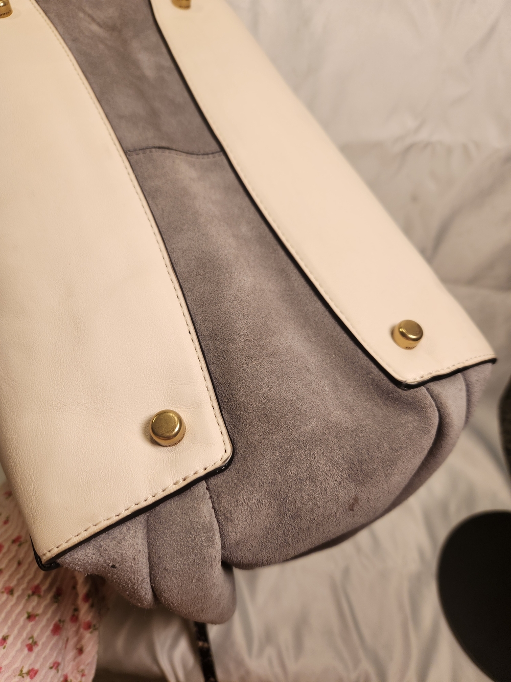 Coach Harmony 1941 Hobo in Colorblock with Snakeskin Detail - Picture 9 of 14